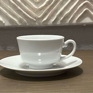 RICHARD GINOR LOT of 6 WHITE CUPS & SAUCERS TORREFAZION NOVARA 12 PC